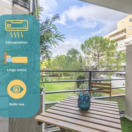 Superbe Appt Port Marianne, Parking Prive, 4 Personnes Apartment มงต์เปอลิเยร์ ภายนอก รูปภาพ