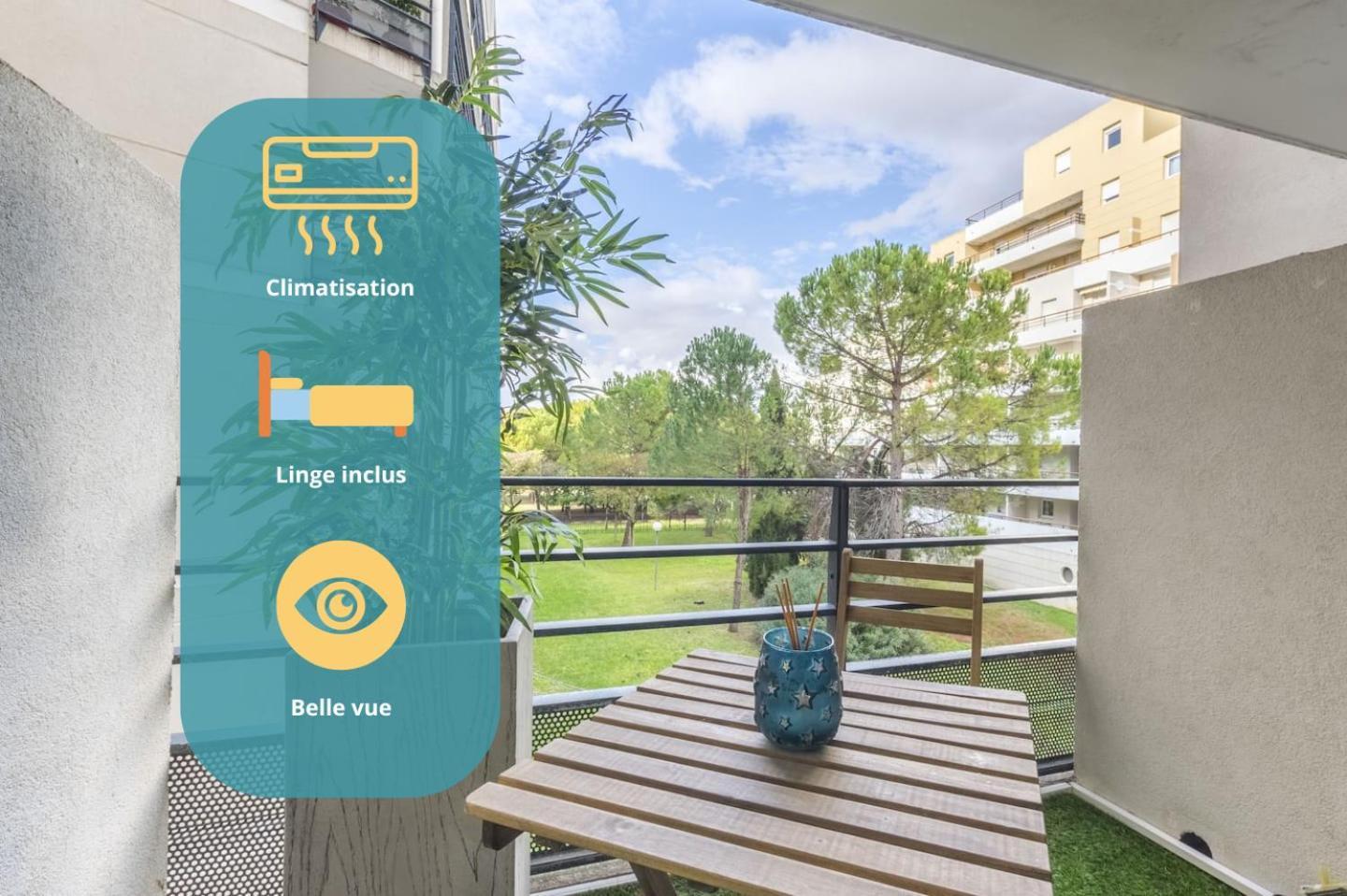 Superbe Appt Port Marianne, Parking Prive, 4 Personnes Apartment มงต์เปอลิเยร์ ภายนอก รูปภาพ